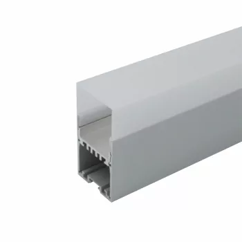 Aluminum Luminaire Profile 40x50mm anodized for Standard Flexible LED Strips
